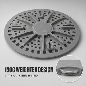 Silicone Sink Drain Strainer Anti Clog Bathroom <b>Hair</b> <b>Catcher</b> for <b>Shower</b> with Strong Suction Cups Durable Reusable Black Gray - Product Image 6