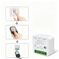 Módulo de Relé WiFi+RF433 SIXWGH, Control Remoto Tuya Smart Life para Luces, Puertas de Garaje, con Control Remoto Fácil de Usar