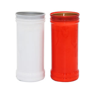 Candela rossa antivento all'aperto del <span class=keywords><strong>cimitero</strong></span> della cera Memeotial per uso esterno - Product Image 5