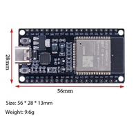 Placa de Desarrollo ESP-32 CP2102 30P/38P WIFI+ 2 en 1 CPU de Doble Núcleo de Bajo Consumo ESP32 ESP-32S 2.4 GHz
