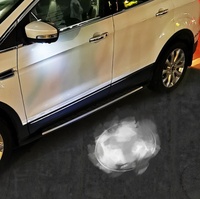 Projecteur de lumière de bienvenue HD pour rétroviseur de voiture, tapis de projection pour Mercedes C E A B S GLA W204, lampe de courtoisie LED