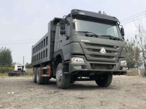 รถดัมพ์ Howo 6x4 ยูโร 2 ดีเซล รถดัมพ์เหมืองใหม่ 10 ล้อ รถบรรทุกเทท้าย 11-20 ตัน พวงมาลัยซ้าย กล้องมองหลัง 251-350 แรงม้า 6-8 ลิตร - Product Image 3