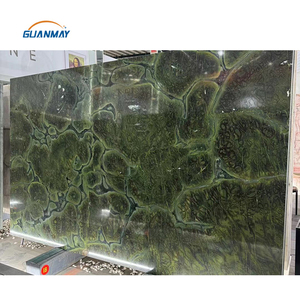 Tự nhiên Brazil vitoria regia màu xanh lá cây quartzit đá phiến sang trọng nhà sàn tường gạch màu xanh lá cây ngọc bích đá cẩm thạch đá bảng Tops - Product Image 1