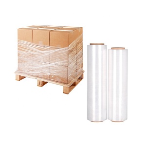 Rouleau <span class=keywords><strong>de</strong></span> <span class=keywords><strong>film</strong></span> étirable en plastique industriel Enveloppe <span class=keywords><strong>de</strong></span> palette à surface unie pour le déplacement <span class=keywords><strong>de</strong></span> l'enveloppe rétractable dans l'emballage Utilisation du <span class=keywords><strong>film</strong></span> - Product Image 4
