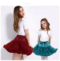 Top Kwaliteit Groothandel Boutique Pettiskirt Roze Pluizige Ballet Kids Baby Meisjes Tutu Tule Mini Rok Met Kinderen