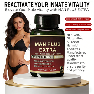 Капсулы Natural Health MAN <span class=keywords><strong>Maca</strong></span> с женьшенем Power Plus 7-в-1: органический экстракт черной маки и ашваганды, энергетические добавки на травах - Product Image 2