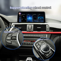 Écran GPS sans fil CarPlay Android Auto pour BMW Série 1/2/3/4 (F20-F23/F30-F32 2012-2016) Écran tactile capacitif 10,25 pouces 1 an