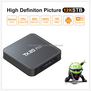 TX20 PRO <strong>Android</strong> 15.0 TV Box Allwinner H313 Quad Core Processor 2.4G/5G <strong>Update</strong> to 16/256G with Voice Control - Product Image 2