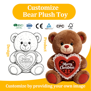 Oso de Peluche Personalizado al por Mayor con Logotipo Personalizado y Empaque a Medida para Tiendas Minoristas - Product Image 1