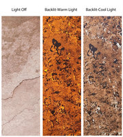 Panneau mural translucide rétroéclairé Life1996, design moderne, en ardoise naturelle flexible de 2 mm, pour hôtel, comptoir de bar, design de boîte à lumière intérieure