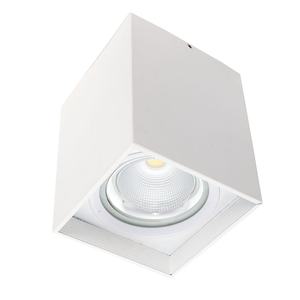 Projecteur LED 20w 4000k 1600lm blanc cubique 21.6x16x16 - éclairage efficace pour les espaces intérieurs, la maison et les bureaux. - Product Image 1