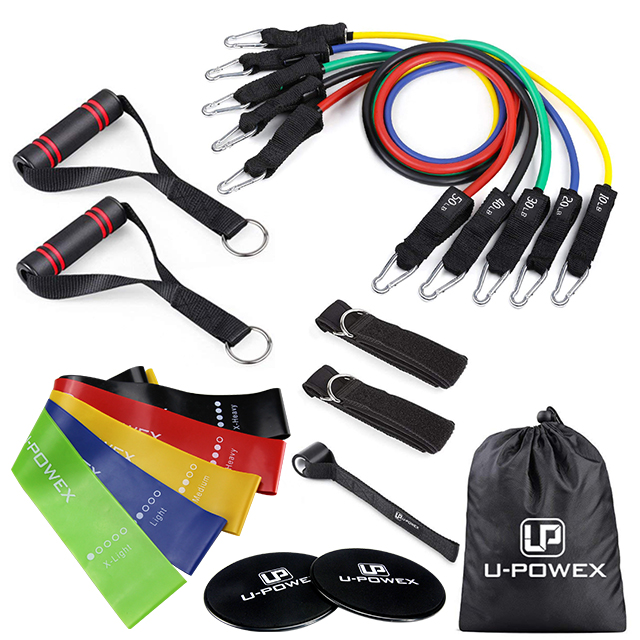 Резиновые эластичные ленты для упражнений, ленты для фитнеса, набор оборудования для спортзала