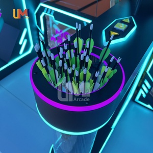 Trò chơi bắn cung hoạt động bằng đồng xu Máy bắn mục tiêu Màn hình phản hồi thời gian thực 1 năm Logo màu tùy chỉnh cho phòng chơi trong nhà - Product Image 3