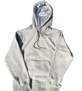 男性用プルオーバーパーカーシルクサテン製特注刺繍入り - Product Image 5