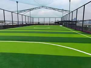 Gazon synthétique durable et écologique en <span class=keywords><strong>rouleau</strong></span> pour terrain de football, <span class=keywords><strong>pelouse</strong></span> artificielle de qualité professionnelle pour l'extérieur et la cour - Product Image 4