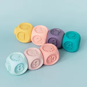 2023 Venta caliente NUEVOS bloques de goma para bebés y juguetes de construcción de modelos 0-12 <span class=keywords><strong>meses</strong></span> 2-<span class=keywords><strong>4</strong></span> años Juguete - Product Image 4