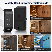 Cerradura Inteligente A860 para Casilleros de Golf, Gimnasios, Spas y Resorts, con Acceso por RFID, PIN y Pulsera, Fabricante OEM ODM