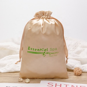 Luxury Quality Reusable Drawstring <strong>Satin</strong> Gift Bag Pouch for Hair Wigs Cosmetic Jewelry Lingerie &amp; Textile Dust-Free Packaging - Product Image 4