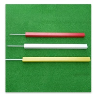 Vastup GBB88 Marqueur de golf carré en plastique imitation bois et piquet de signalisation de danger avec logo personnalisé