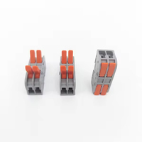 Xinsheng Schnellverbinder für Kabel 222 SPL-2 2-Wege Gerader Spleißverbinder Push-Wire-Verbinder