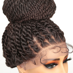 วิกผมถักเปียยาวแบบยุโรป  พร้อมเชือกผูกผมแบบโปร่งใส สำหรับผู้หญิงผิวสี (ดีไซน์มีชีวิตชีวา) - Product Image 2