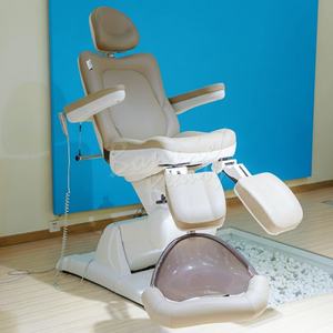 Sillón Eléctrico Portátil Ajustable de Cuero PU para Salón de Belleza, Cama de Masaje con Estructura Metálica para Uso en Sótanos - Product Image 3