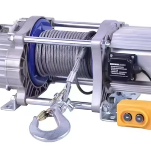 New Low Noise Aluminum Metal 110V-440V 0.5-5 Ton Wire Rope Lift <b>Hoist</b> Winch - Product Image 1