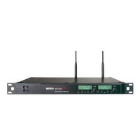 Penerima Nirkabel Ganda MIPRO Berkualitas Tinggi dengan Audio Jernih dan Antena Diversitas 24MHz untuk Sistem Mikrofon Kelas