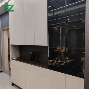 Nouveau modèle <span class=keywords><strong>de</strong></span> couverture <span class=keywords><strong>de</strong></span> meuble <span class=keywords><strong>de</strong></span> cuisine en PVC et aluminium, design européen moderne minimaliste modulaire, 36 pouces - Product Image 6