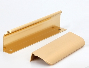 ลูกบิดจับเฟอร์นิเจอร์ห้องครัวลูกบิดประตูตู้อลูมิเนียมมือจับยาวลูกบิดประตูตู้เสื้อผ้าแบบโค้งลิ้นชักที่ซ่อนอยู่ในพื้นที่ที่เหมาะสม - Product Image 5