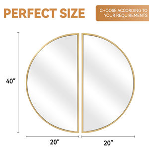 Espejo de Pared Moderno Art Deco con Marco Metálico, Forma de Nube, Espejo Decorativo de Lujo Irregular para Colgar en la Pared del Baño o el Hogar - Product Image 6