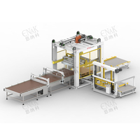 Machine de palettisation et de dépalettisation automatique à grande vitesse contrôlée par PLC pour les canettes de boissons électriques, les bouteilles en verre et les palettes de conserve