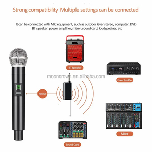 Microphone Dynamique sans Fil UHF Professionnel PG48 4 Canaux Portatif pour Karaoké OEM Vocal <span class=keywords><strong>SM</strong></span> <span class=keywords><strong>58</strong></span> pour KTV, Église, Discours, Karaoké - Product Image 2