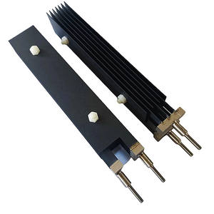 Cellules électrolytiques de haute qualité pour l'industrie de la <span class=keywords><strong>soude</strong></span> <span class=keywords><strong>caustique</strong></span> électrodes de platine hho plaques d'anode en titane/kits d'anode en titane MMO - Product Image 2