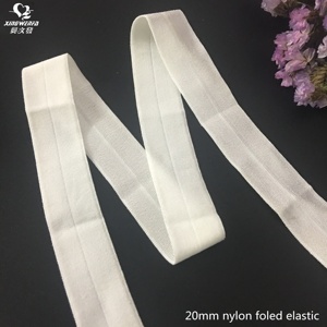 20mm Nylon gấp trên dây đeo đàn hồi chất lượng cao Nylon gấp trên thiên vị dây đeo áo ngực đàn hồi - Product Image 3
