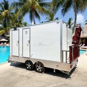 Baño Portátil de Lujo Personalizado 2025 en Venta, Remolque con Inodoro Móvil - Product Image 3