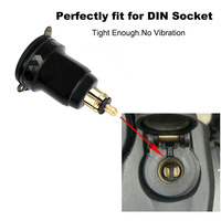 Pengisi Daya USB Ganda 12V untuk Sepeda Motor, Adaptor Soket Hella DIN 4.2A untuk Ducati