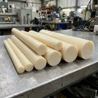 Barres rondes en nylon STE Pa6, diamètre personnalisé, tiges en plastique nylon 8 mm, 9 mm, 10 mm avec service de fraisage CNC personnalisé