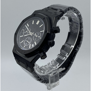 Montre chronographe à quartz de luxe pour homme en acier inoxydable, lumineuse, décontractée, avec mouvement VK63 pour jeunes garçons - Product Image 4