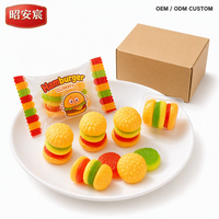 Hamburger Gummy Candy's QQ Jelly Dranken Glucose Meerkleurig 250g/500g Zak Groothandel OEM/ODM Maatwerk
