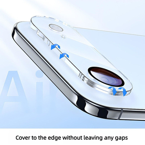 Protezione per Lenti Fotocamera 3D Anti-Impronta, Alta Trasparenza, Anti-Graffio, Copertura Completa per Serie <span class=keywords><strong>iPhone</strong></span> 17 16 15 14 13 - Product Image 3