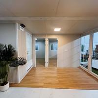 Casa Contenedor Prefabricada de Acero Plegable y Expandible de 30 pies, Personalizable para Exteriores, con 3 Dormitorios, Oficina Portátil, Edificio Hotelero