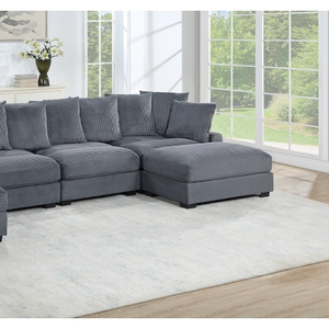 Ensemble de fauteuils d'appoint modernes pour salon, sans accoudoirs, en velours côtelé beige avec capitonnage, coussin moelleux, pieds en bois, pour appartement et hôtel - Product Image 4