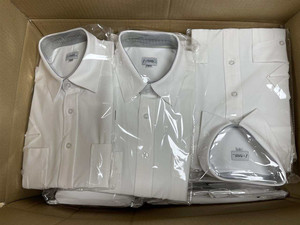 Tùy Chỉnh Người Đàn Ông Ngắn Tay Áo Tuyết Trắng Vàng Lụa epauletes Chống-Nhăn Thoáng Khí Spandex Thí điểm Áo Sơ Mi - Product Image 5