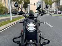 Motocyclette Benda Black Flag 500cc - Édition noire avec une vitesse maximale de plus de 80 km/h