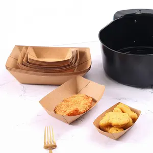 Hochwertige Lebensmittel boote für Nacho Hot Dogs Langusten Pommes Frites Food Paper Trays