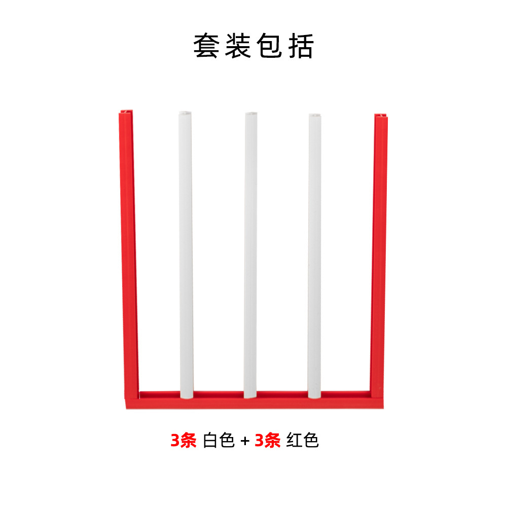 แพ็ค 3 ชิ้น สีขาว 3 ชิ้น และสีแดง 3 ชิ้น รุ่น Y22166-6WR
