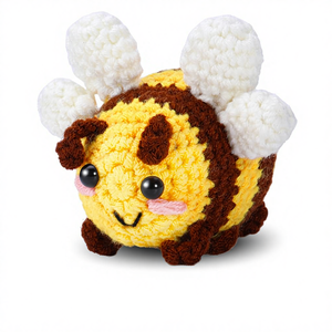 Nouveauté Kit de crochet pour débutants - Ensemble de fabrication artisanale de poupée animale DIY Fournitures de tricot tout-en-un pour breloques de sac à dos Cadeau - Product Image 4