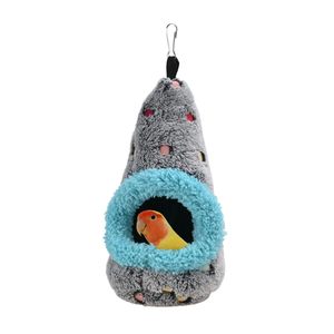Casa <span class=keywords><strong>de</strong></span> Peluche Cálida para Invierno, Nido Colgante, Escondite para Jaula, para Loros, Hámsteres, Cobayas, Periquitos, Cockatiels - Product Image 1