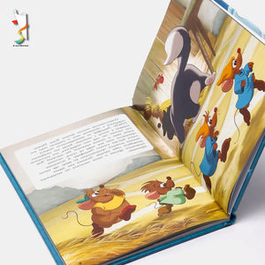 Impression de livres d'histoires pour enfants à couverture rigide sur mesure OEM, directement de l'usine, reliure cartonnée, offset couleur intégrale - Product Image 3